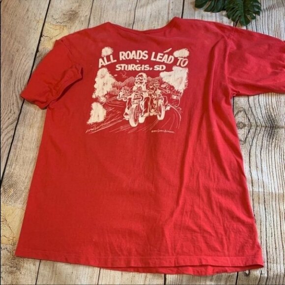 Trendy Vintage Sturgis Graphic Motorcycle Tee - Picture 4 of 14